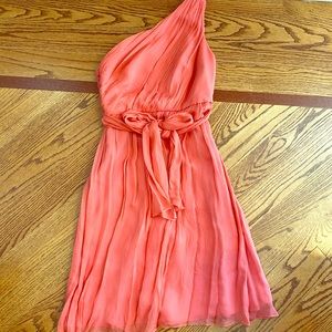 Size 6 Amsale coral dress